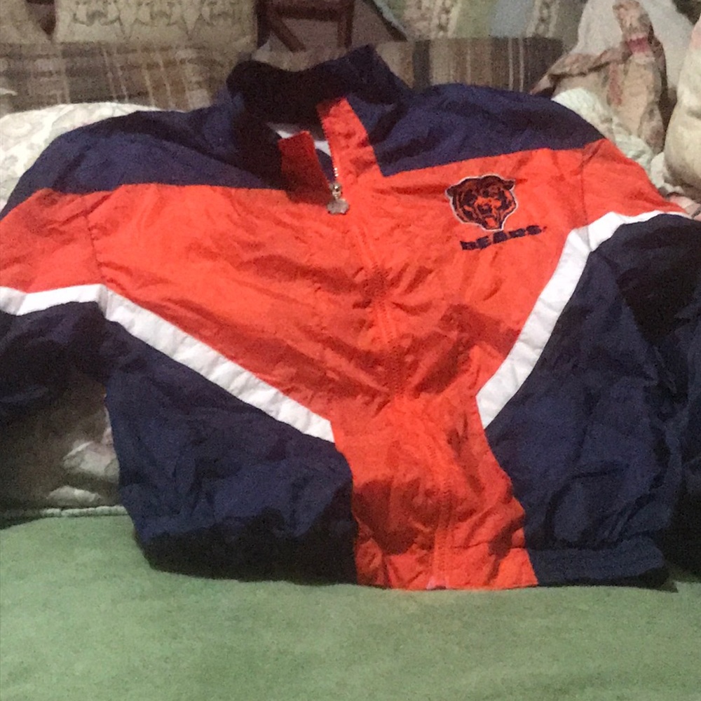 Boys Chicago Bears zip up jacket